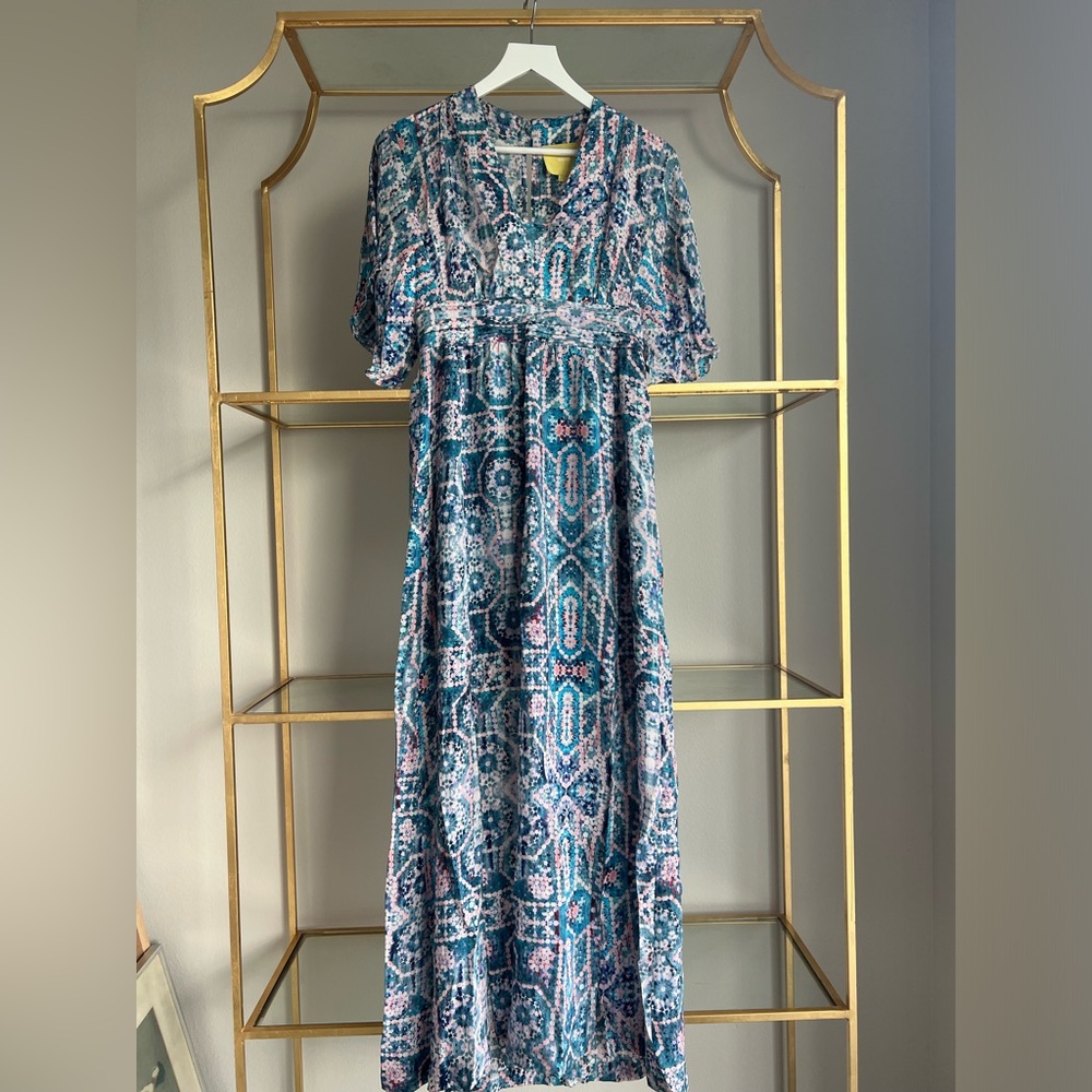 Silk maxi dress
